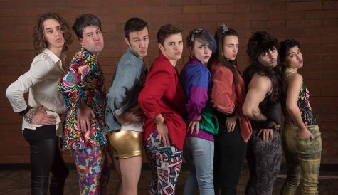 Left to Right: Austin Olson, Noah Bruckshen, Teagan Bourgette, Tucker Leidholm, Eva Wellington, Camaira Metz, Charlie Santiago, Cassia Ward (Photo by James Dennis)
