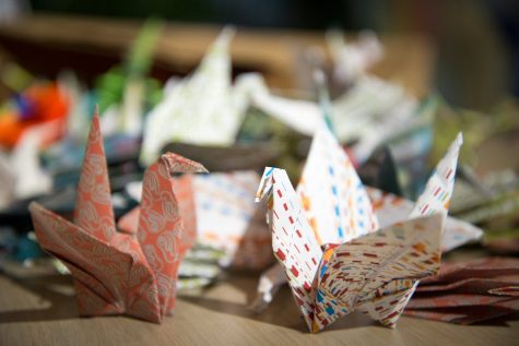 Cranes Migrate to SCC : Art Class Creates Public Art for Final Project