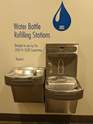 Water bottle- filling station