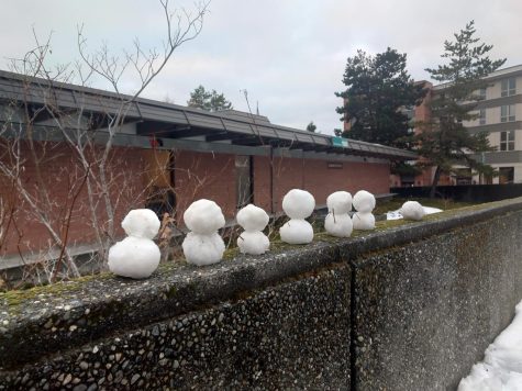 Snowmen on Campus
