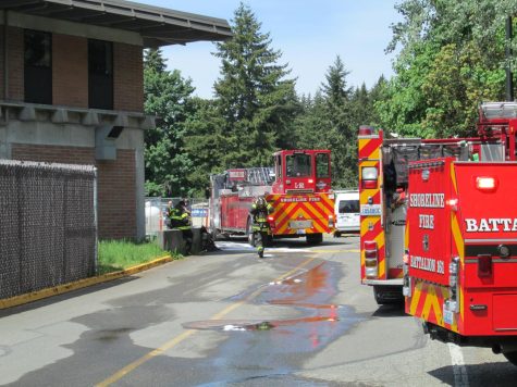 Fire Breaks out on Campus