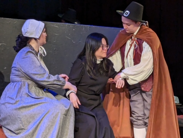 Scene from SCCs production of Arthur Millers The Crucible.