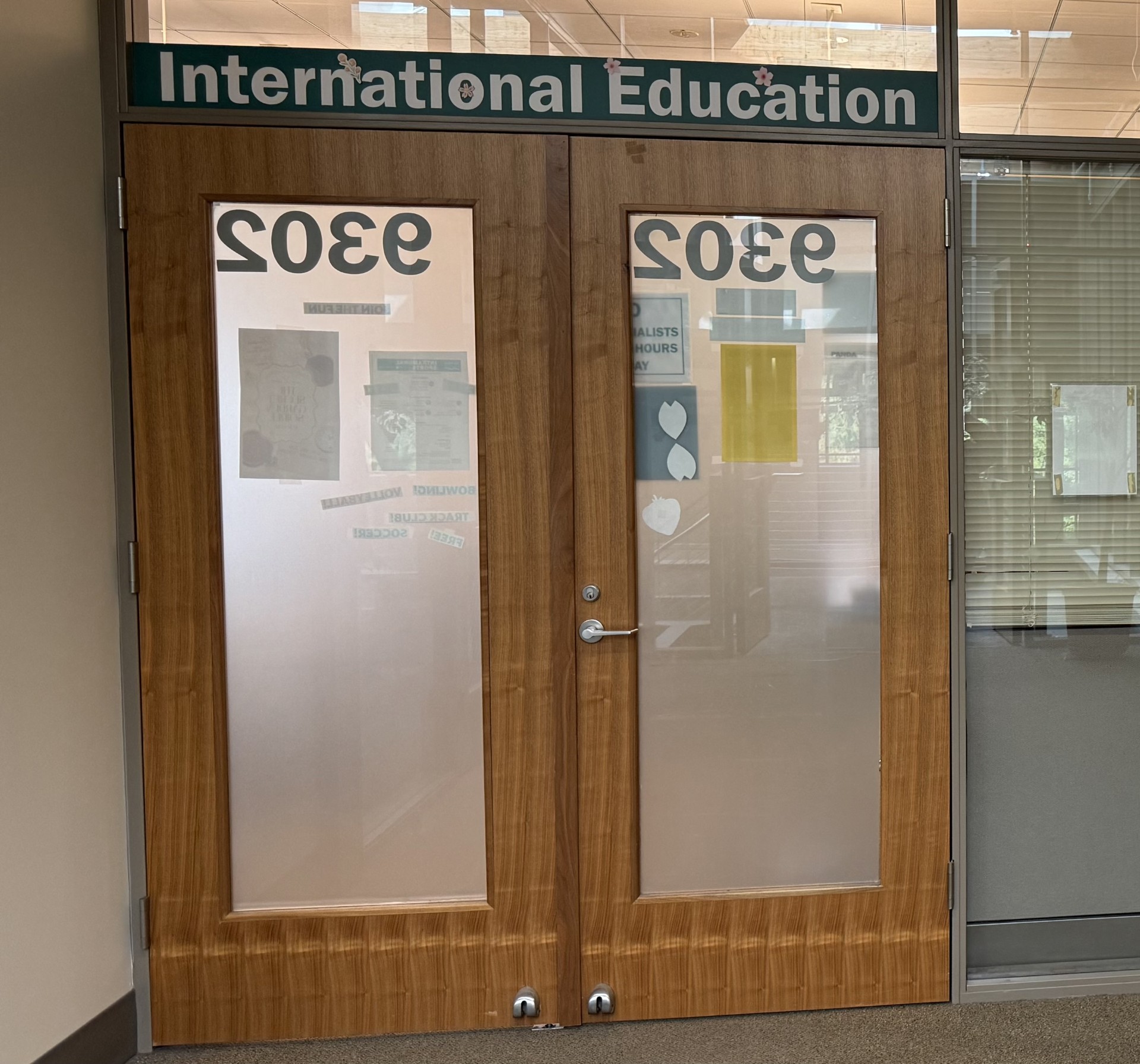 The office of the International Education at the PUB Building. Three students were told their visas were revoked earlier this quarter, but the decision was reversed.