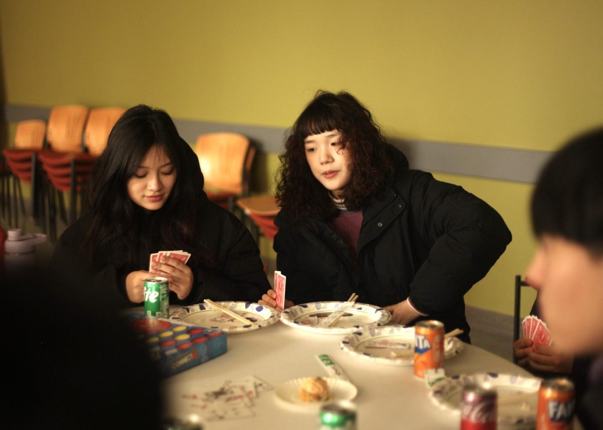 Students flocked to the PUB at Shoreline College this past week to share sushi and play games. Student Life set up these 'relaxation stations' to help relieve stress ahead of finals week.