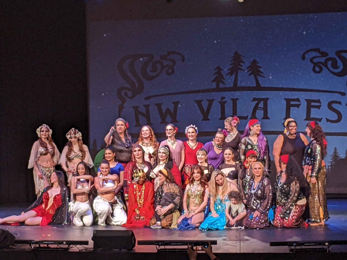 Northwest Villa Fest curtain call for the free closing show.